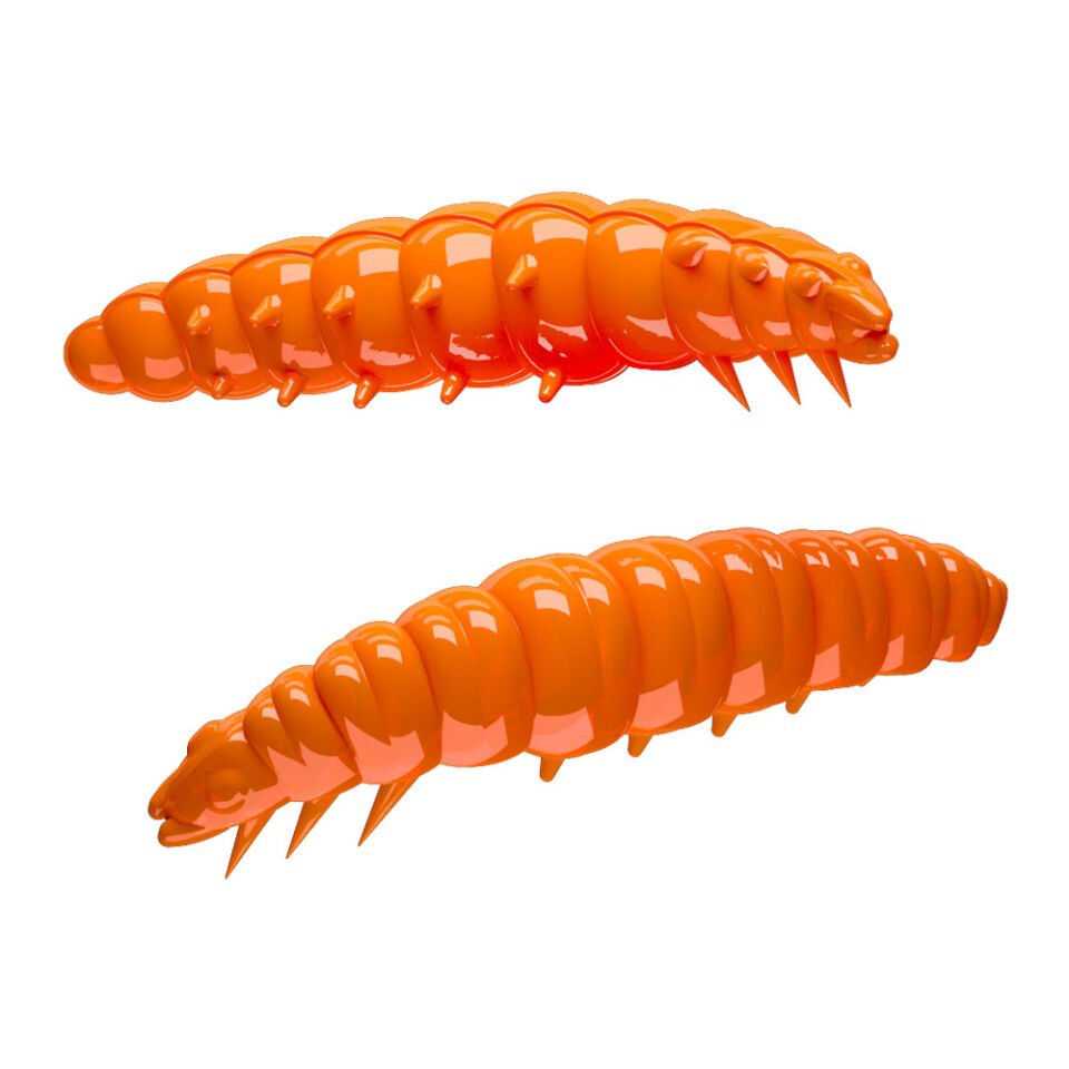 Libra Lures Larva Garlic Suni Yem HOT ORANGE - 35MM