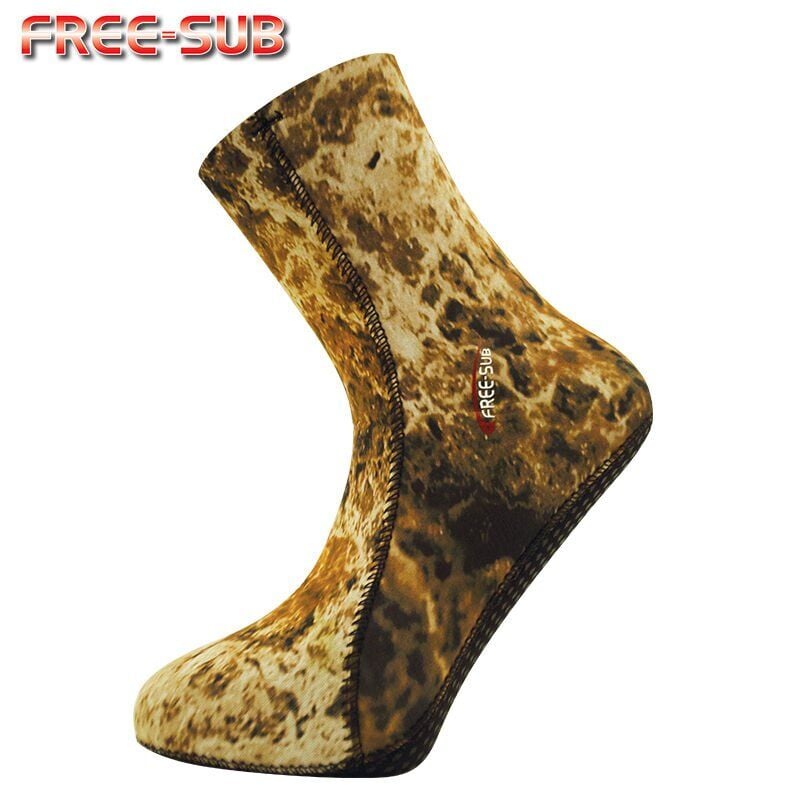 Free Sub 5 mm Opencell Expert Brown Tabanlı Dalış Çorabı