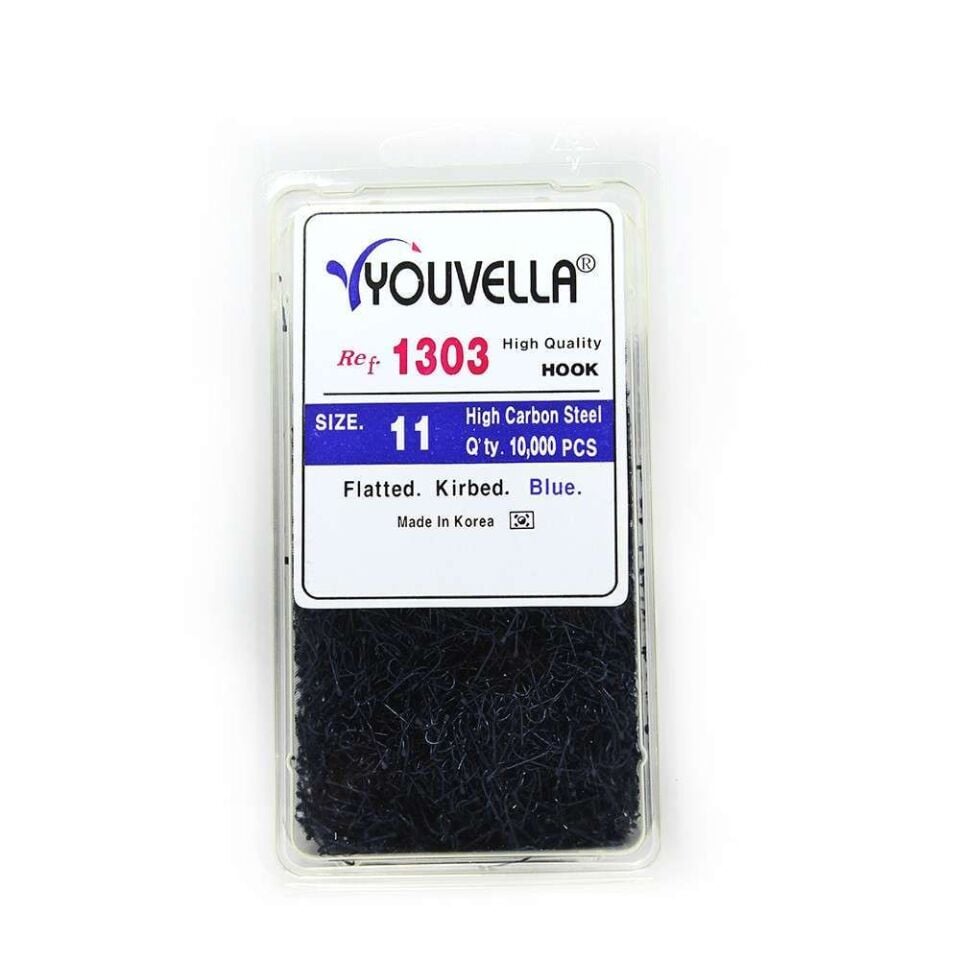 Youvella 1303 Çapari İğnesi Çapraz 10000li Paket Siyah