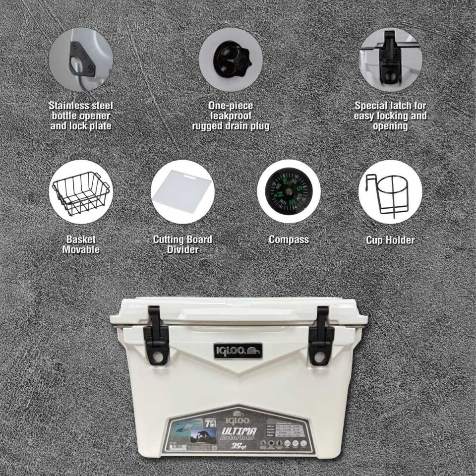 IGLOO Ultima 35 Qt RotoMold Buzluk 33 Litre