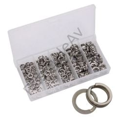 Captain 5162 Kaşık Halkası 200'lü Mix Kutu Nikel