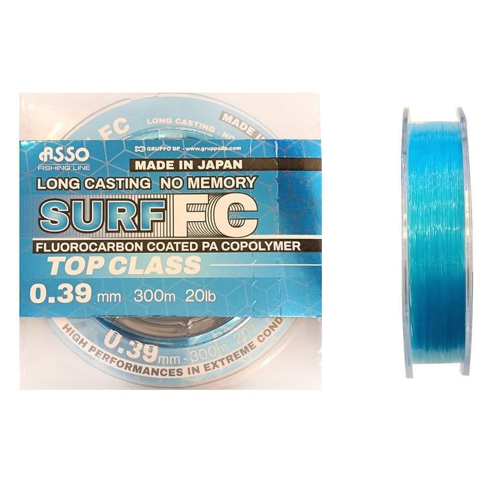 Asso Surf FC COATED Copolymer 300mt Long Casting No Memory Blue