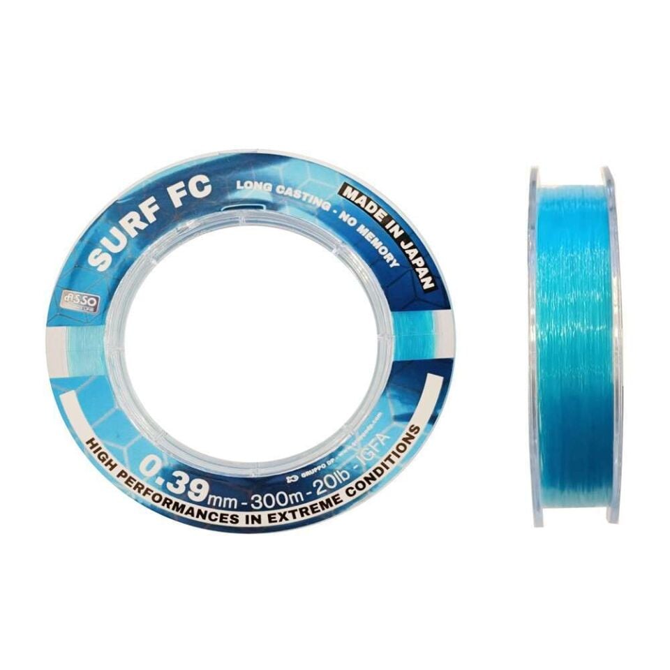Asso Surf FC COATED Copolymer 300mt Long Casting No Memory Blue
