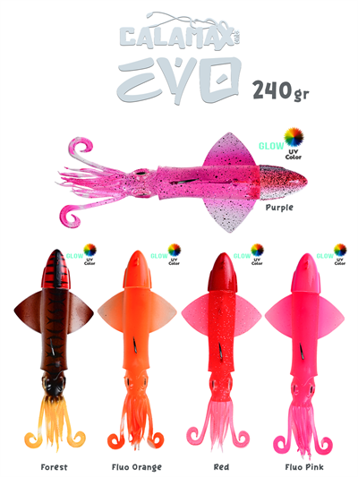Fujin Calamax EVO 240gr Combo Squid Silikon Yem