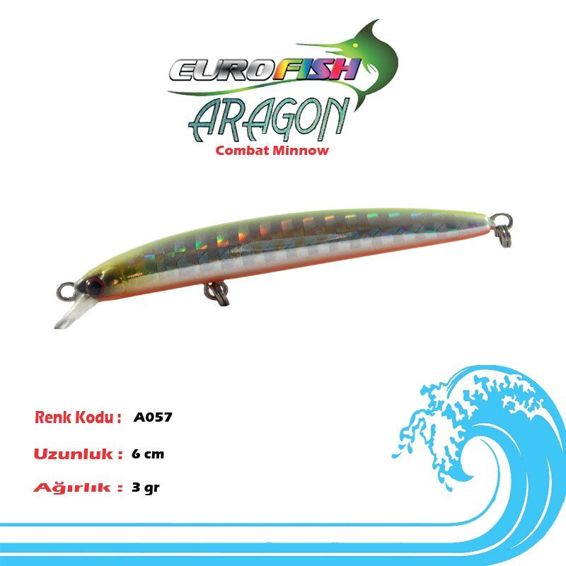 Aragon AGF 60 Maket Balık 6 cm A057