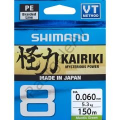 Shimano Kairiki 8 150m Mantis Green  0.060mm/5.3kg Mantis Green  0.060mm/5.3kg
