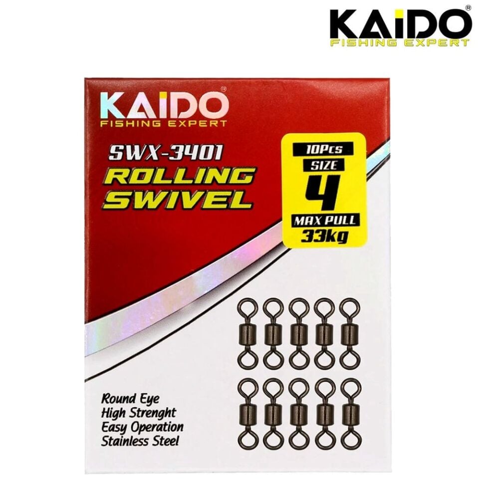 SWX-3401 Rolling Swivel (10 Pcs)