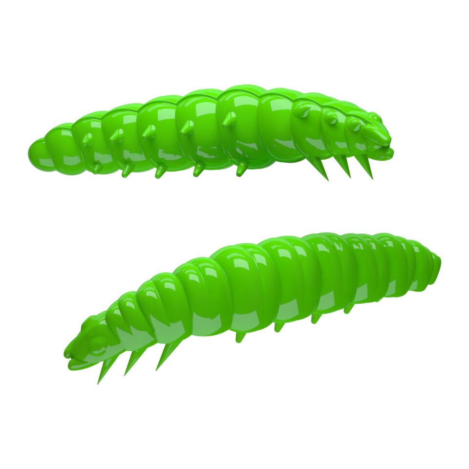 Libra Lures Larva Cheese Suni Yem HOT GREEN - 35MM