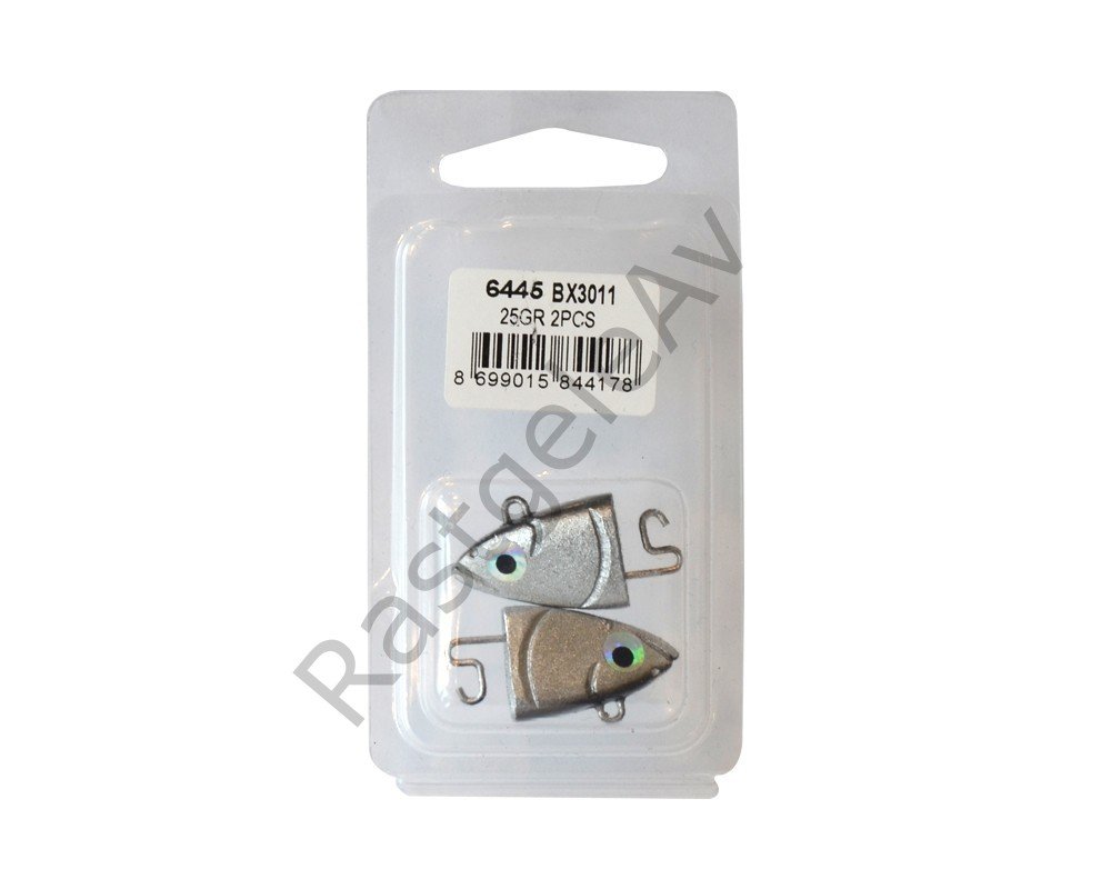 Captain 6445 Fish Head Silikon Balıklar için Kafa 2'li Set