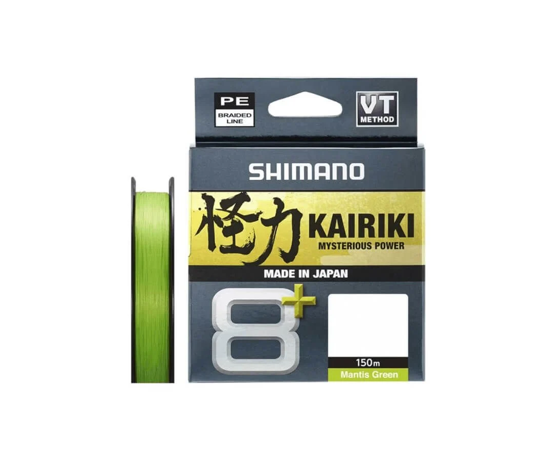 Shimano Kairiki + 8x 150 Mt Mantis Green İp Misina 0.10 mm