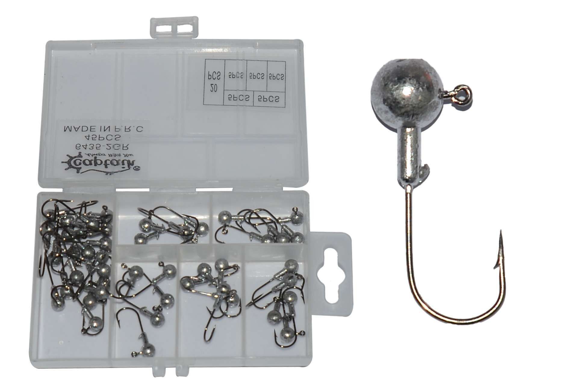 Captain 6435 Compact Eco Kutulu Jig Head Seti Standart - 5GR-35ADET