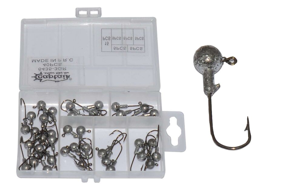 Captain 6435 Compact Eco Kutulu Jig Head Seti Standart - 5GR-35ADET