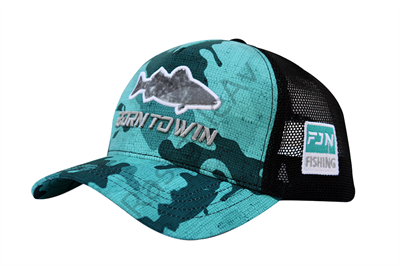 Fujin Turquoise Camo Fish Balıkçı Şapkası