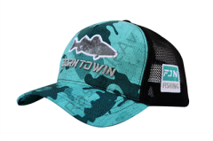 Fujin Turquoise Camo Fish Balıkçı Şapkası