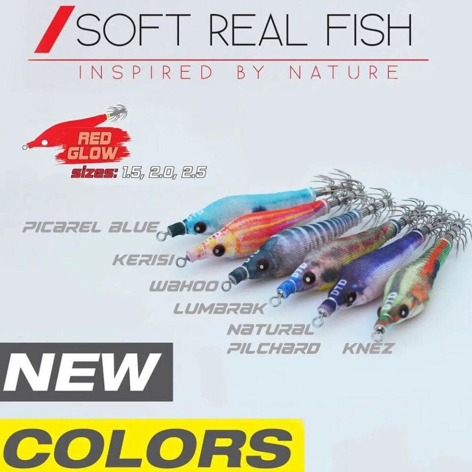 Soft Real Fish 2,0 Kalamar Zokası DTD