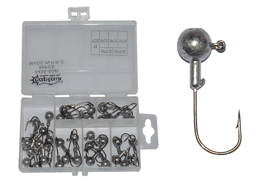 Captain 6435 Compact Eco Kutulu Jig Head Seti Standart - 3GR-40ADET