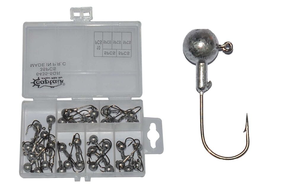 Captain 6435 Compact Eco Kutulu Jig Head Seti Standart - 18 GR-16AD