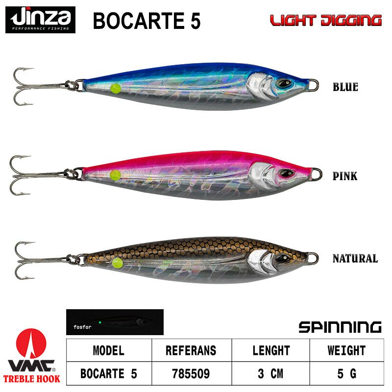 Jinza Bocarte 30mm Light Jig 5 gr