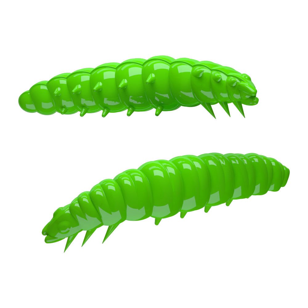 Libra Lures Larva Cheese Suni Yem HOT GREEN - 45MM