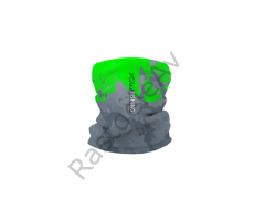 Fujin Neck Gaiter Boyunluk Camo Green