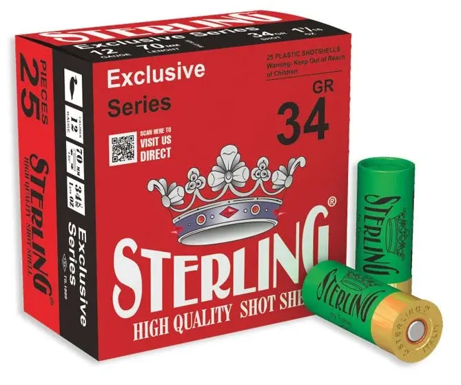 Sterling 12 cal 34 GR. Av Fişeği