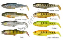 Savage Gear Craft Cannibal Paddletail 10.5 cm 12 gr Suni Yem Olive Hot Orange