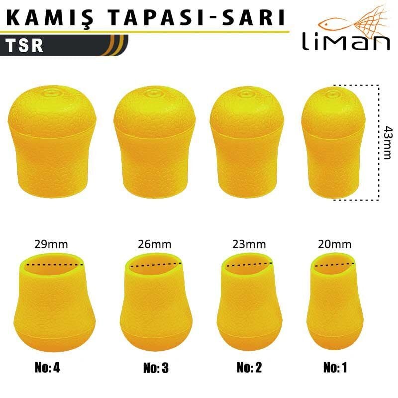 Liman Kamış Tapası Sarı - 10 Adetli