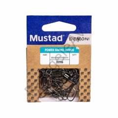 Mustad Demon Power Çift Kilitli Fırdöndülü Klips DLT06