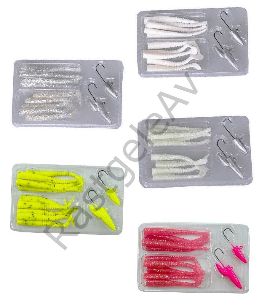 Savage gear Lrf Micro Sandeel Kit 12 Adet(1+1.5+5) Suni Yem Silver