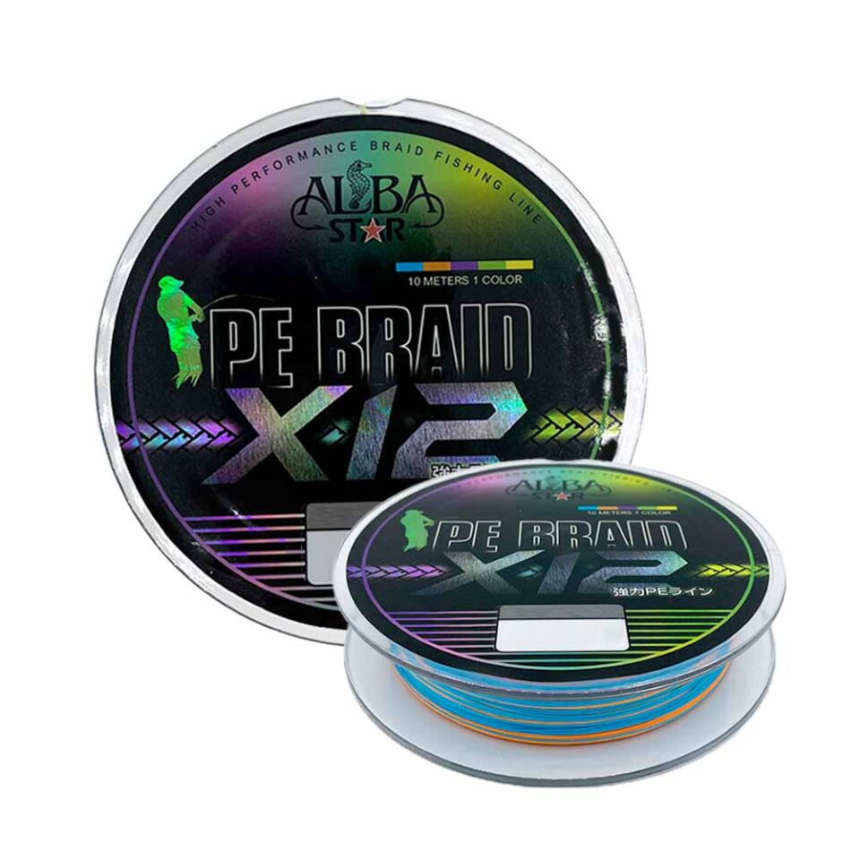 Albastar Carrier 12x Pe İp Misina MULTICOLOR - 0.18MM - 150M - 11.80KG