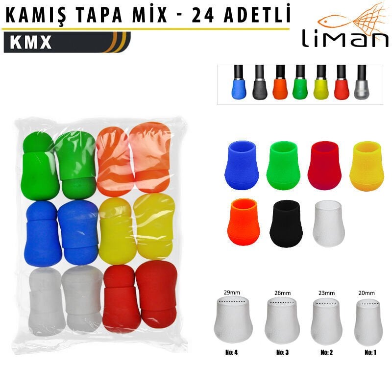 Liman Kamış Tapa Mix 24 Adetli