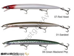 Savage gear  MAG Sandeel Jerk minnow 210 44g SP Suni Yem 07-Red Head