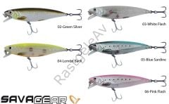 Savage gear 3D Twitch Minnow 6,6cm 5g Suni Yem 04-Lemon Back