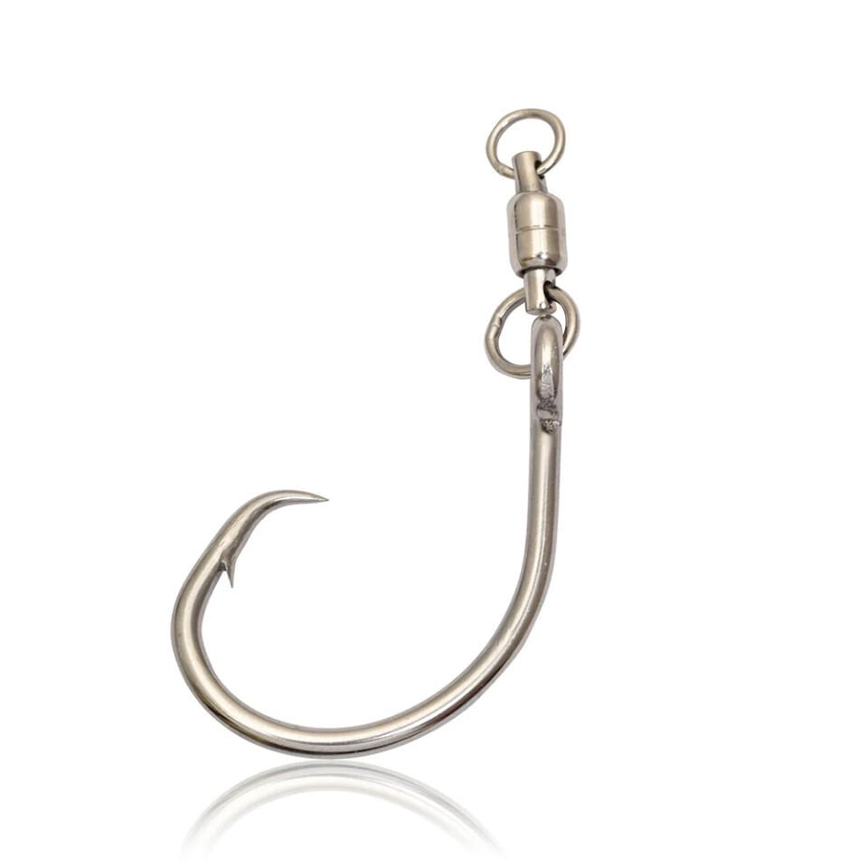 Mustad Swivel Demon Offset Circle SE39943NP 4X Strong Olta İğnesi