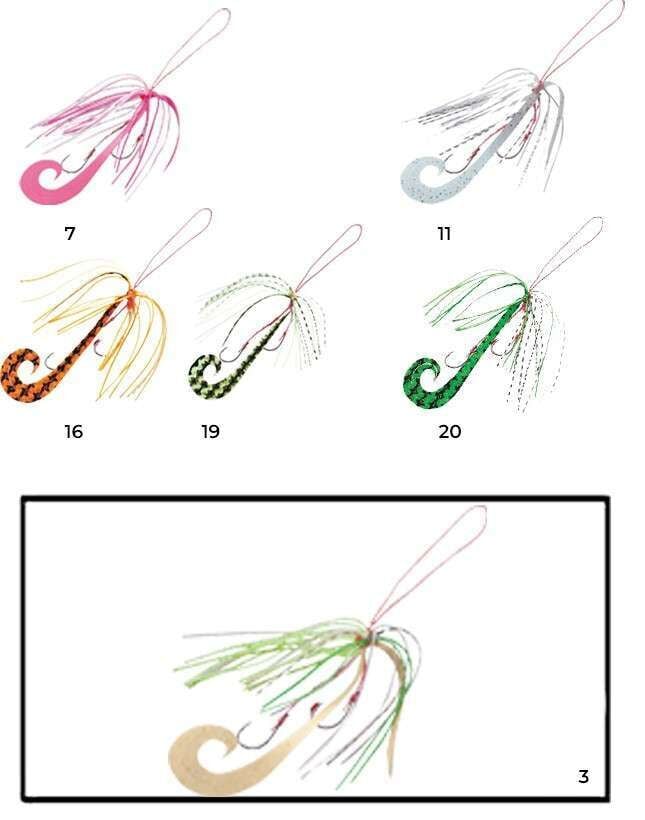 Hayabusa SE 137 Tai Rubber Free Slide Yedek Etekli Assist İğne Set