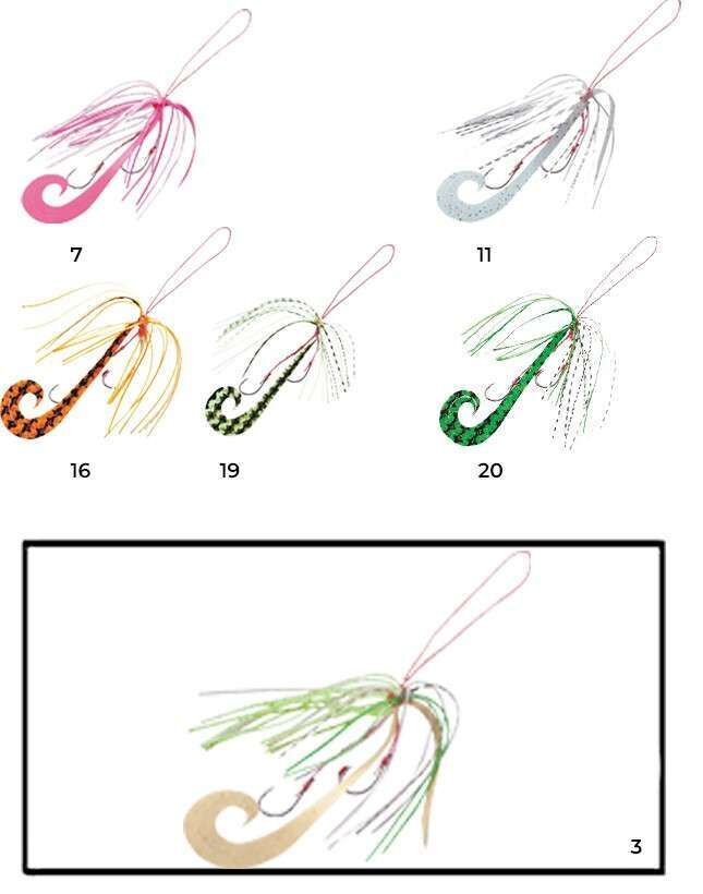 Hayabusa SE 137 Tai Rubber Free Slide Yedek Etekli Assist İğne Set