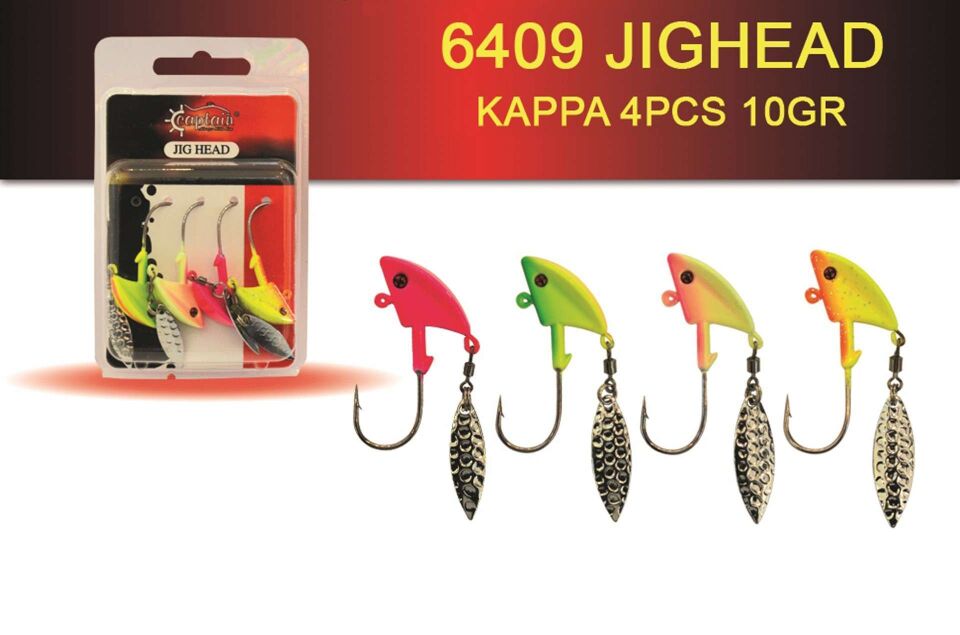 Captain Jig Head Kappa 4lü Mix Set Kaşıklı Jig Head