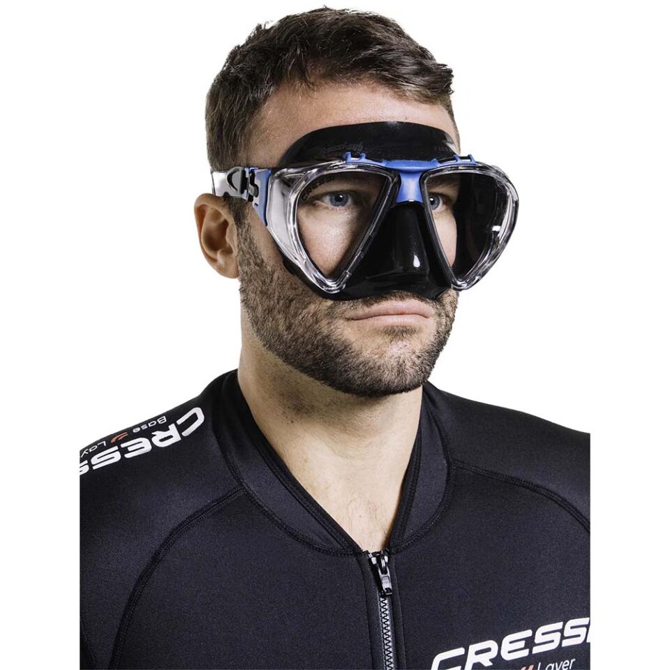 Cressi Penta Plus Dalış Maskesi BLACK/BLUE