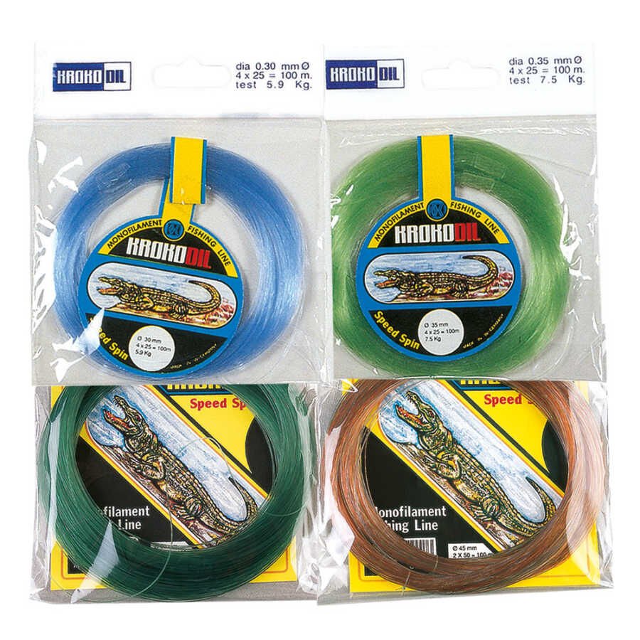 Krokodil Paket Misina RENKLI - 0.35MM - 100MT - 7.5KG