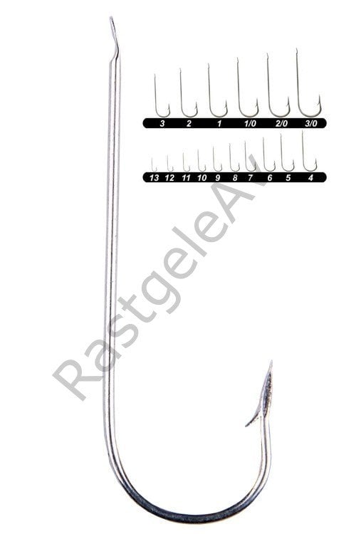 Youvella 1304 Çapari İğnesi Düz 100'lü Kutu Galvaniz