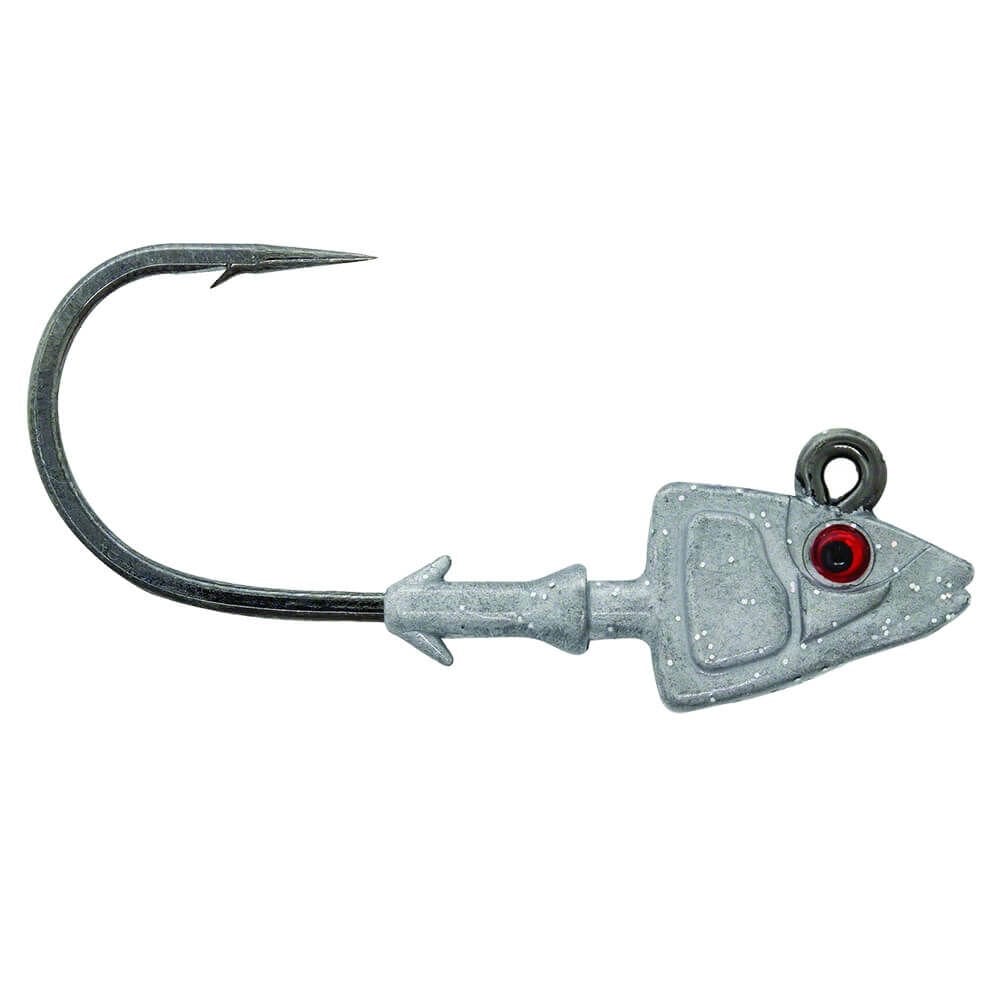 Mustad Sd824 Shad Jighead Sahte Yemi PL - PLATIN - 10GR - 3LU - 3-0