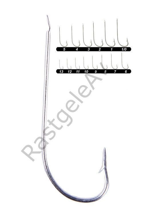 Youvella 1307 Palalı Çapraz Olta İğnesi 100'lü Kutu Galvaniz