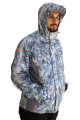 Fujin Raincoat Yağmurluk Grey Camo