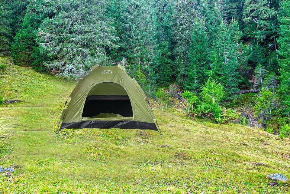 Captain Kamp Çadırı 7302 Otomatik Kurulan Şemsiye Tipi Sineklikli 200x150x125cm