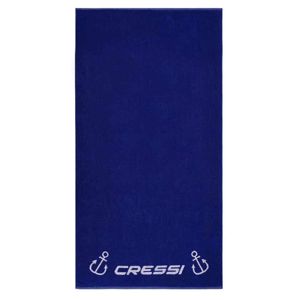 Cressi Cotton Frame Yüzde Yüz Pamuklu Plaj Havlusu NAVY - 90X180CM