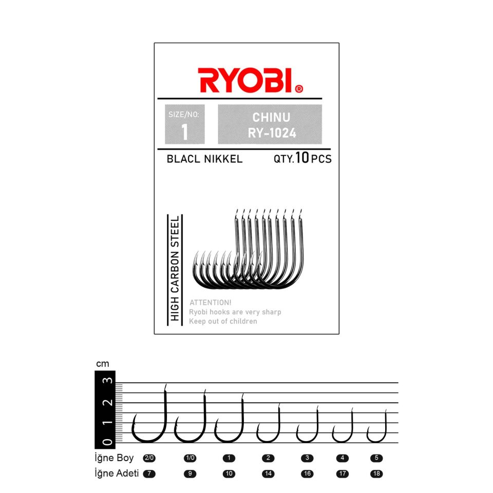 Ryobi İğne Chinu RY-1024