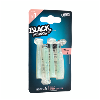Fiiish Bm70/1 Bm3136 4x-Gövde Green Glitter