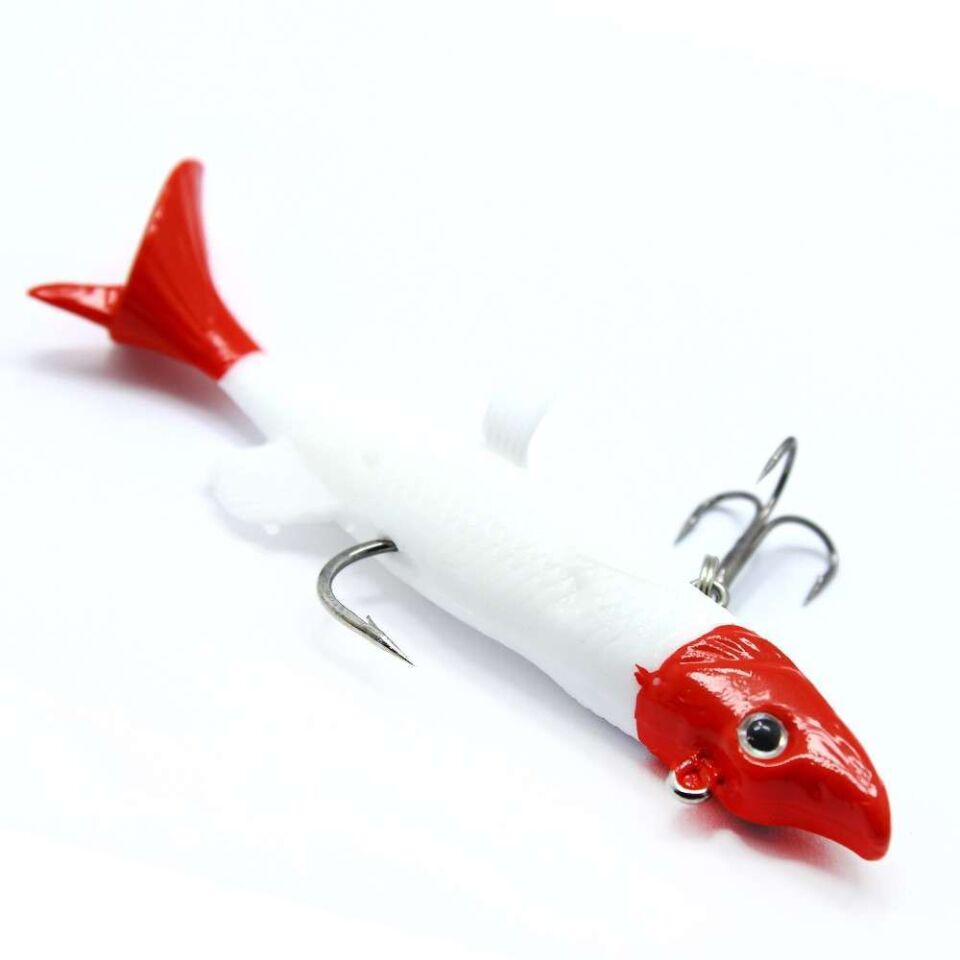 Captain 3067 Pluse Soft 12cm Turna Silikonu 3lü Set Suni Yem 1