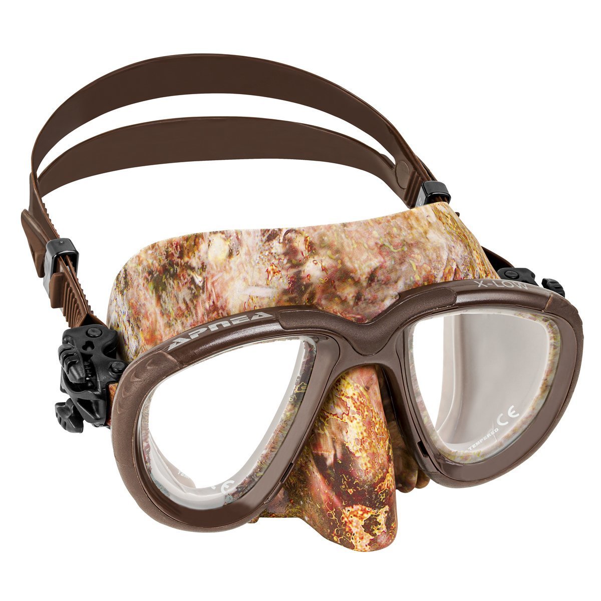 Apnea X Low Brown Kamuflaj Maske