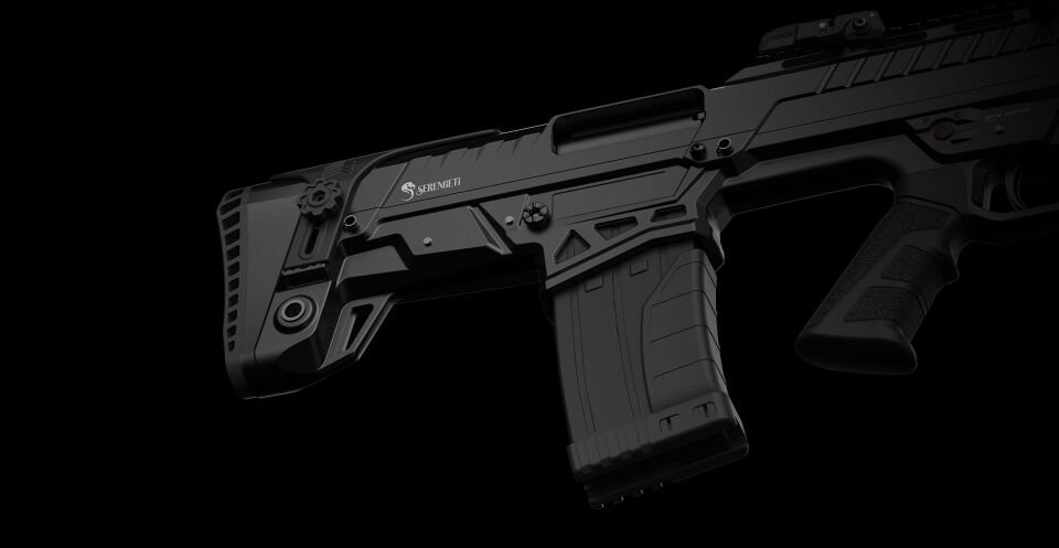 Serengeti Srbull Haki Bullpup Av Tüfeği 12 Kalibre Siyah BC-305
